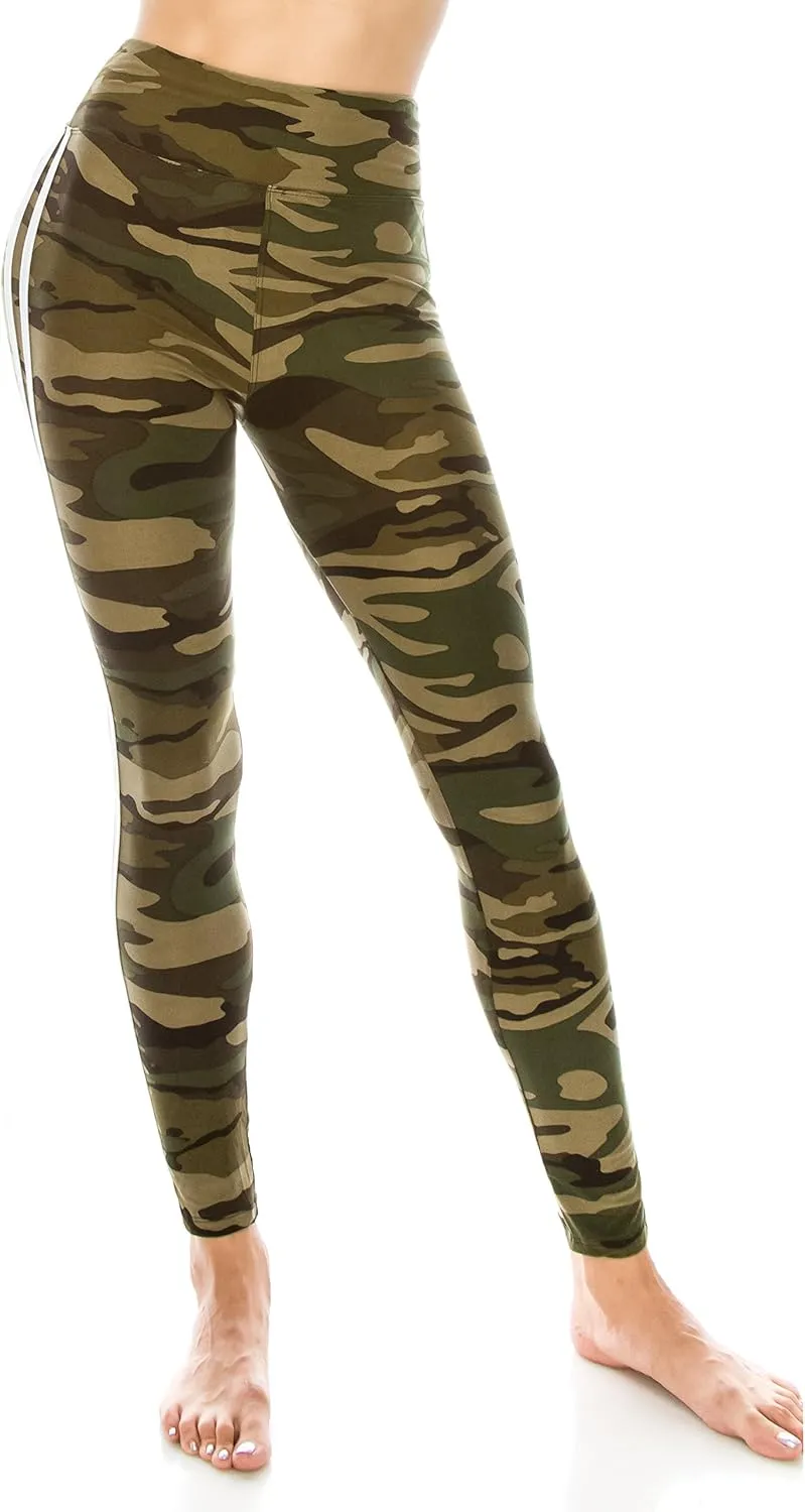ALWAYS Women's High Waist Yoga Leggings - Premium Soft Workout Stretch Yoga Pants