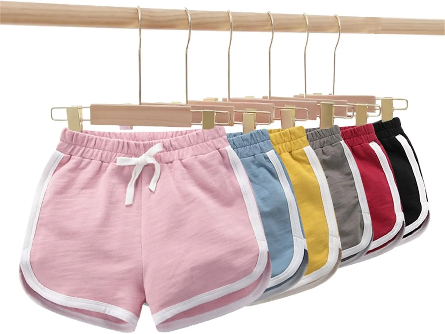 Athletic Shorts for Girls Cotton Soccer Basketball Sports 𝐃olphin Shorts Kids Toddler Gym Running Biker Short Pants