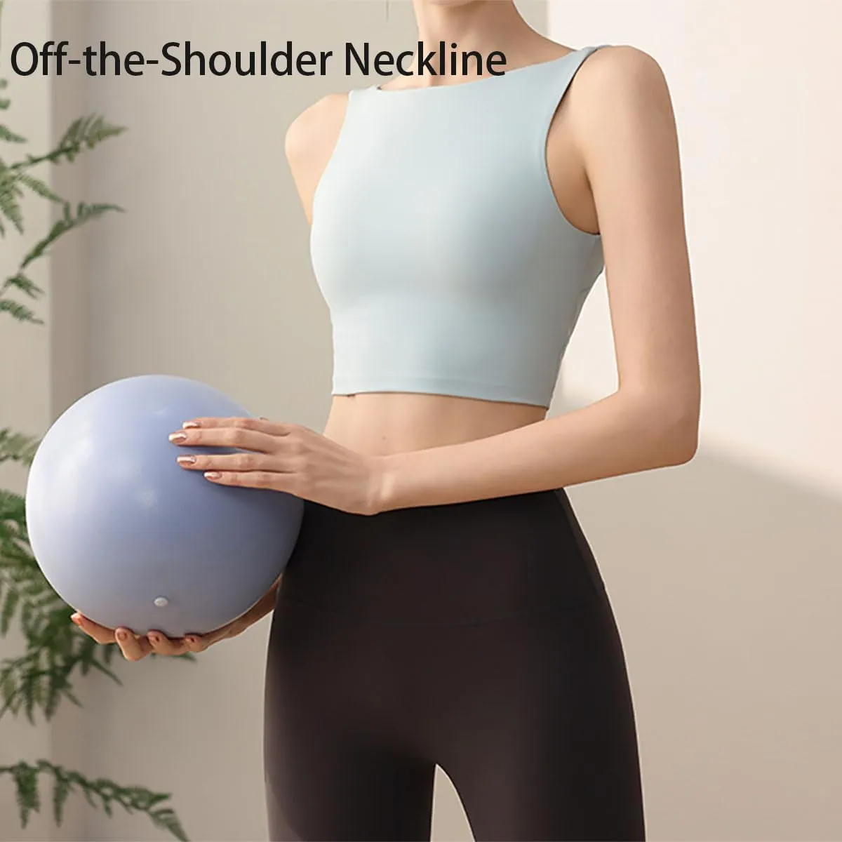 Backless Tank with Grip Lining, Slim Fit Open Back Tank Tops for Women, Women's Sexy Open Back Sleeveless Crop Tank