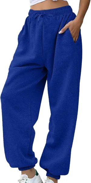 Baggy Sweatpants for Women 2024 Plus Size High Waisted Workout Athletic Joggers Trousers Casual Comfy Sweat Pants