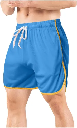 BIFUTON Gym Shorts Men 5 Inch Athletic Shorts Stretch Waist Running Shorts for Men Quick Dry Beach Board Shorts Summer Shorts