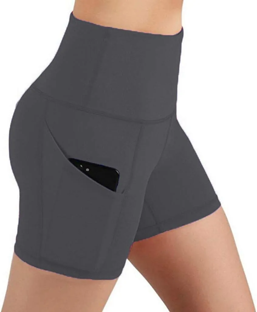 Biker Shorts Women Tummy Control Gym Short Leggings Seamless High Waist Yoga Shorts Athletic Cycling Leggings Short