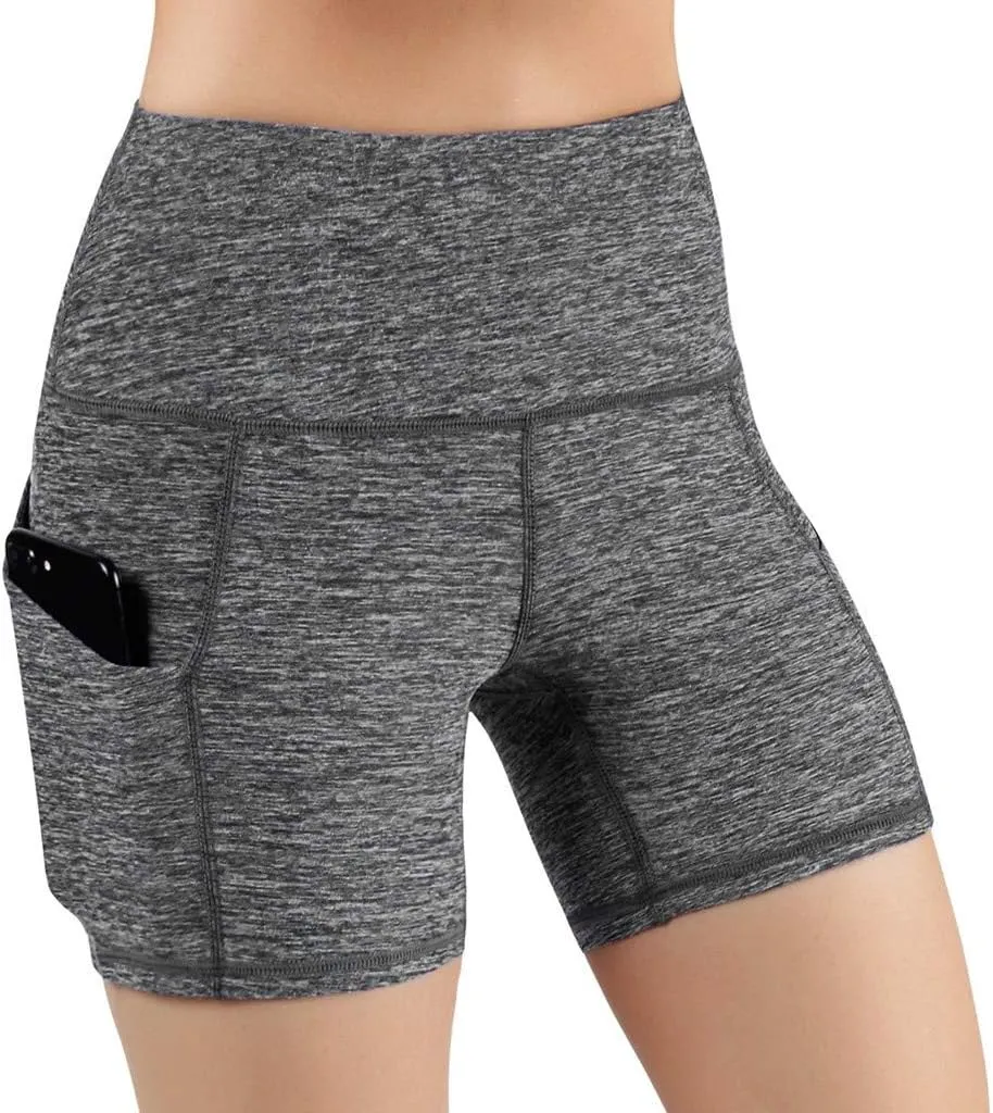 Biker Shorts Women Tummy Control Gym Short Leggings Seamless High Waist Yoga Shorts Athletic Cycling Leggings Short