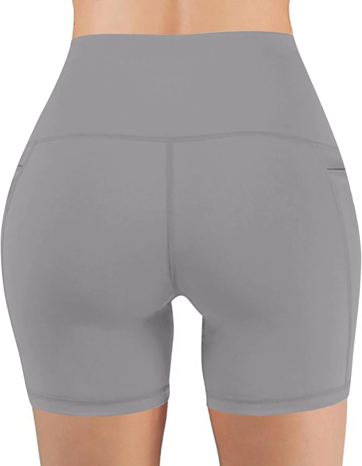 Biker Shorts Women Tummy Control Gym Short Leggings Seamless High Waist Yoga Shorts Athletic Cycling Leggings Short