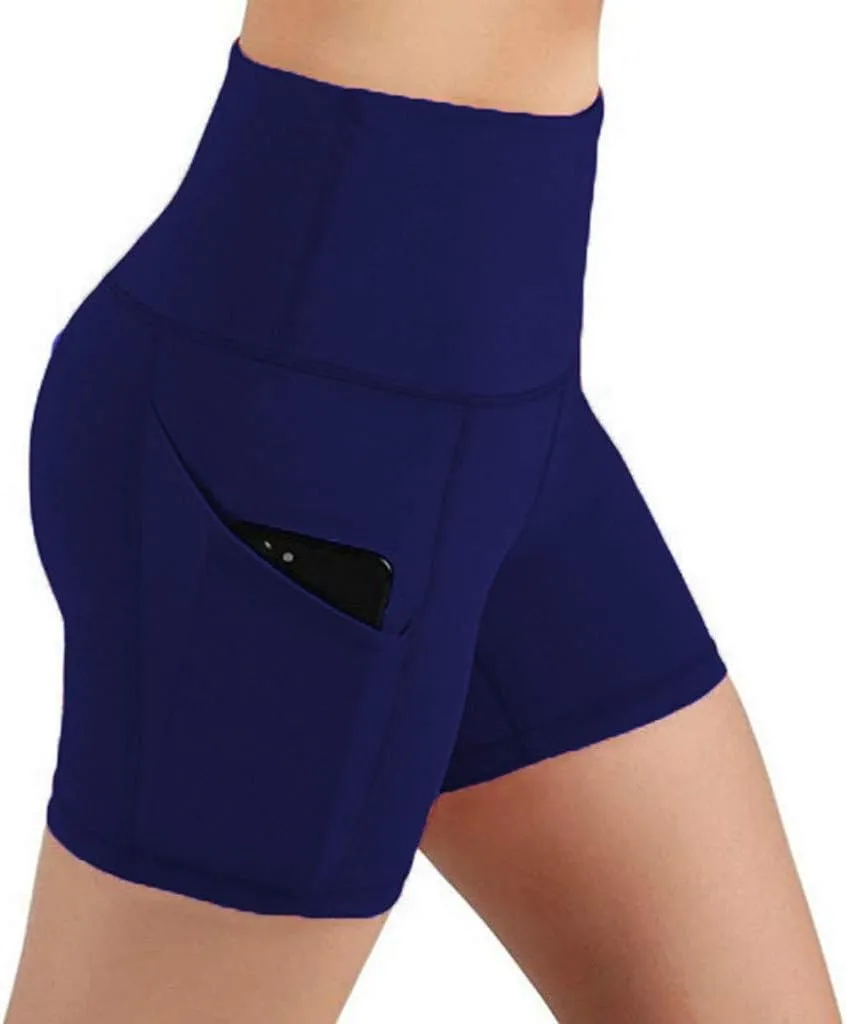 Biker Shorts Women Tummy Control Gym Short Leggings Seamless High Waist Yoga Shorts Athletic Cycling Leggings Short