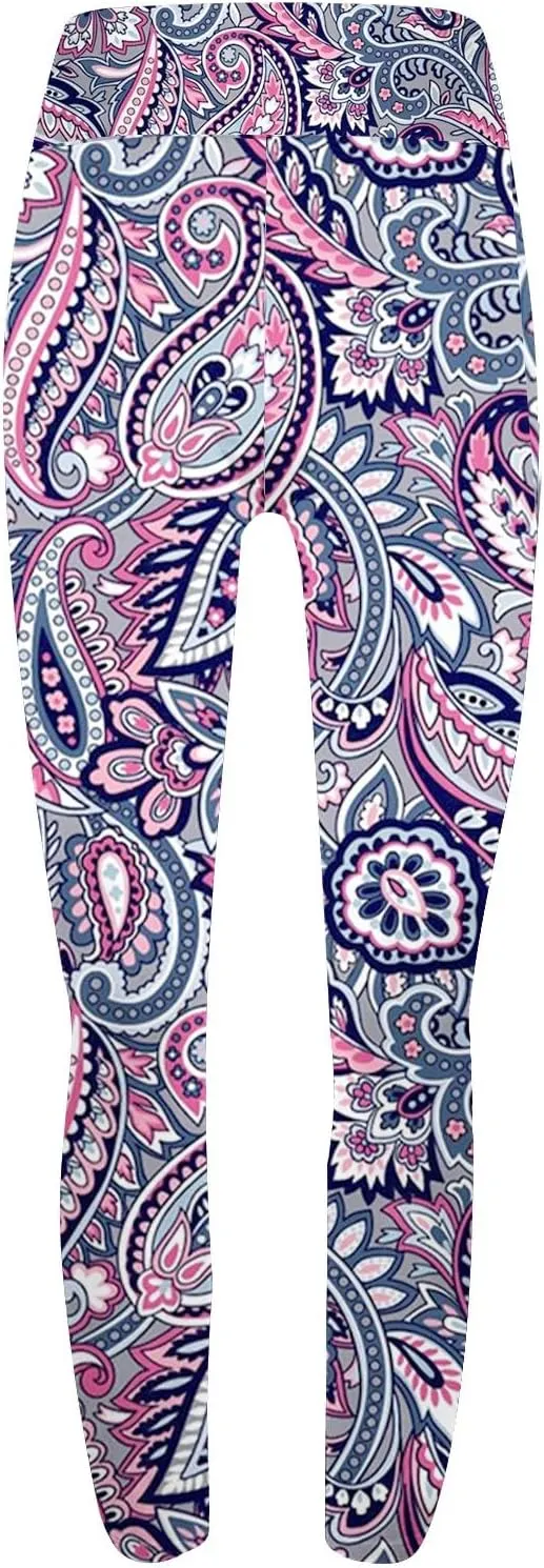 Butt Lift Workout Leggings for Women Patterned Yoga Pants with Pockets for Women Thermal Leggings Women
