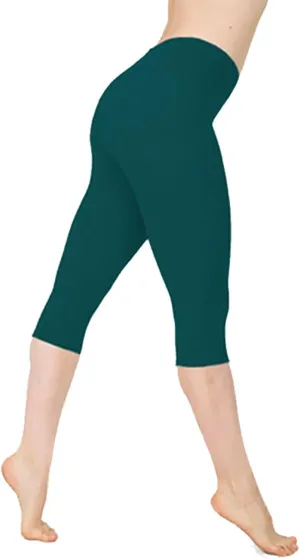 Capri Leggings for Women Exposure Absorption Sweat Permeability High Elasticity Ultra Light Women's Workout Leggings