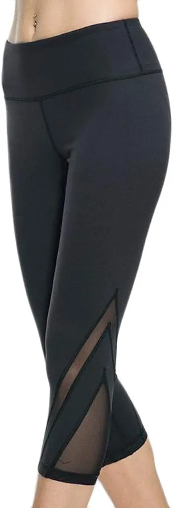 Capri Leggings for Women High Waist Capri Pants Workout Biker Slimming Athletic Gym Yoga Pants Casual Stretch Knee