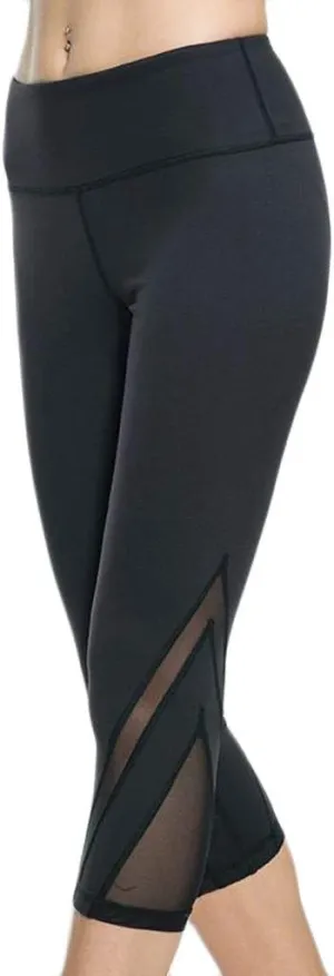 Capri Leggings for Women High Waist Capri Pants Workout Biker Slimming Athletic Gym Yoga Pants Casual Stretch Knee