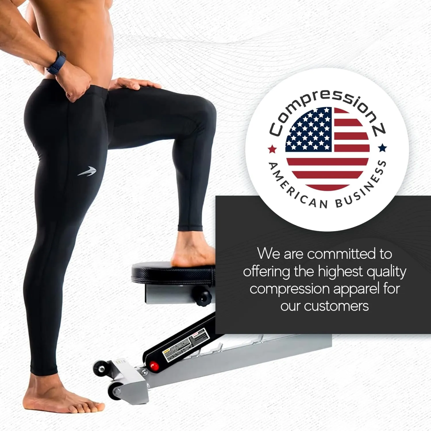 CompressionZ Men's Compression Pants for Workout, Sports|Base Layer Running Tights Leggings