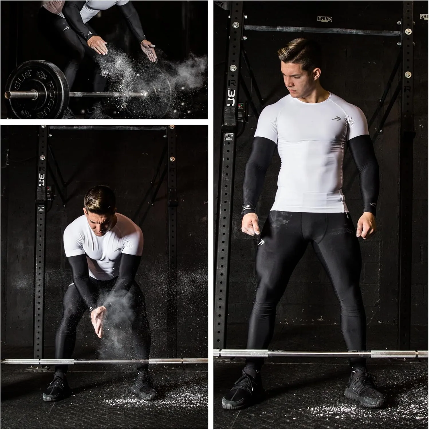 CompressionZ Men's Compression Pants for Workout, Sports|Base Layer Running Tights Leggings