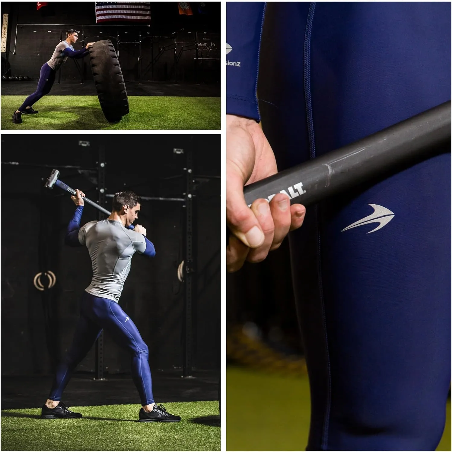 CompressionZ Men's Compression Pants for Workout, Sports|Base Layer Running Tights Leggings