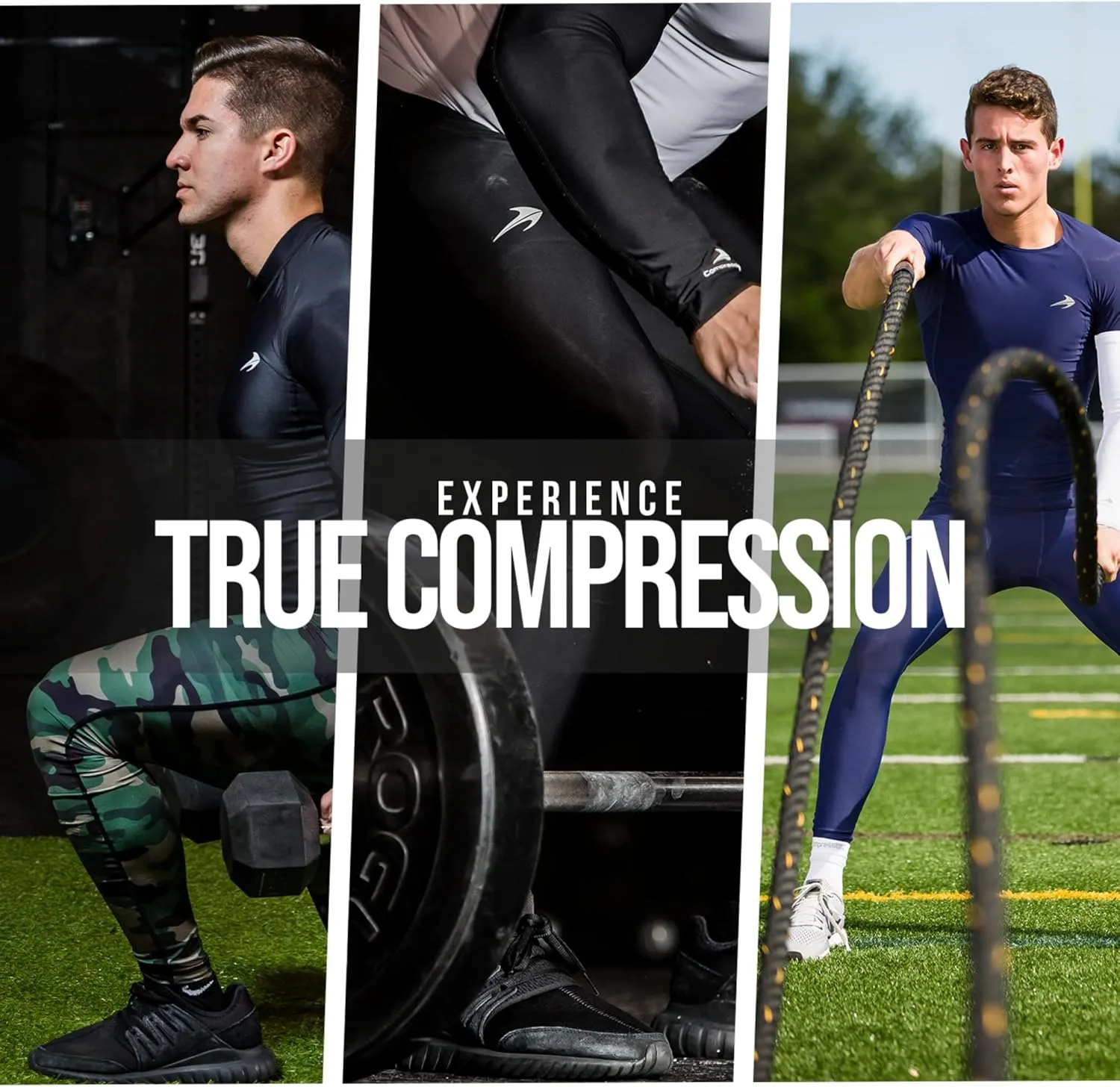 CompressionZ Men's Compression Pants for Workout, Sports|Base Layer Running Tights Leggings