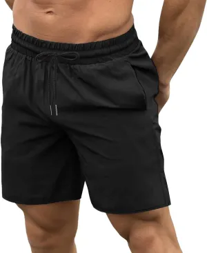 COOFANDY Men's 2 Pack Gym Workout Shorts 7 Inch Quick Dry Athletic Shorts Lightweight Running Shorts with Pockets