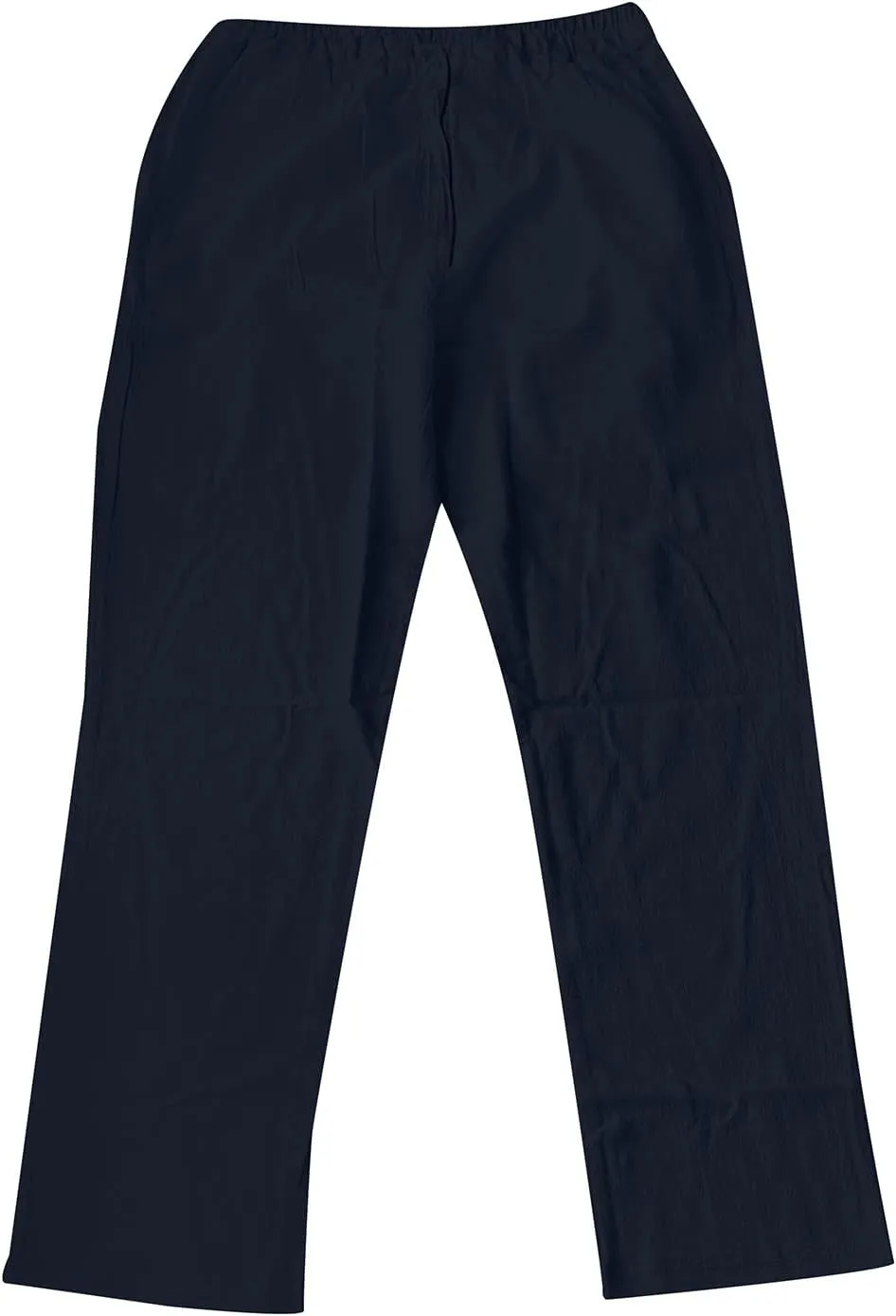 Cotton Linen Pants for Men Drawstring Elastic Waist Athletic Gym Joggers Pants Hiking Hunting Work Trousers