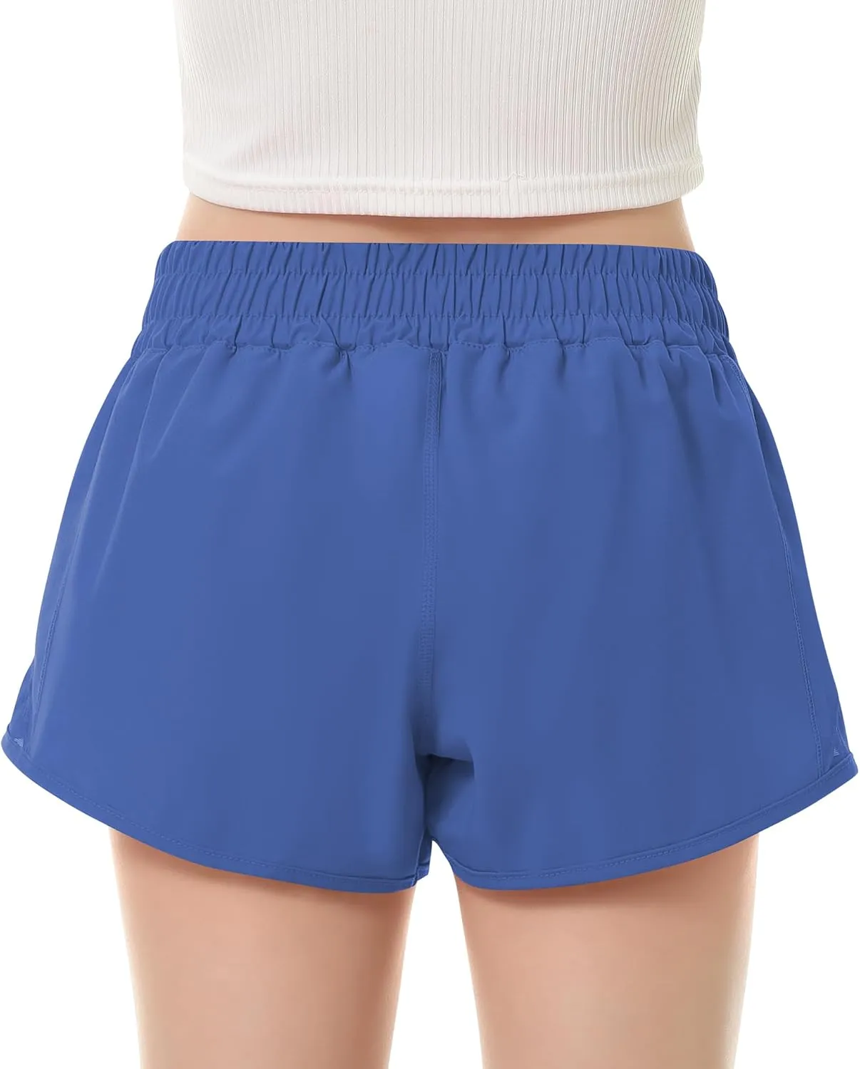 DOCUMO Girls Athletic Shorts with Liner Lightweight Running Shorts for Teen Girls Kids Quick Dry Sports Active Short