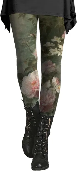 Dressy Leggings for Women Tummy Control Plus Size Workout Leggings Butt Lift Yoga Legging for Women