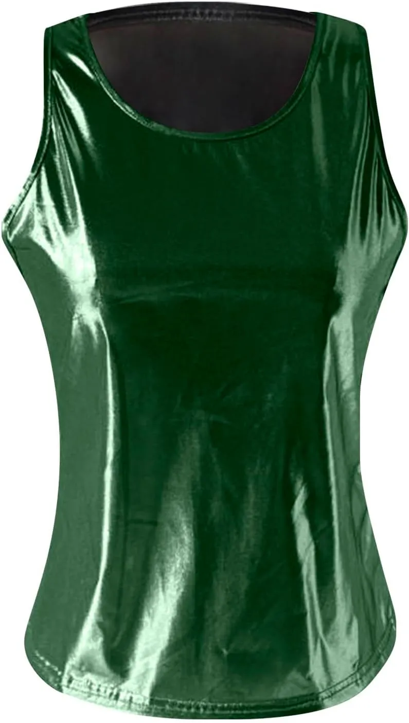 Elegant Going Out Camis Women’s Sleeveless Shirt 2025 Quick-Dry Loose Fit Beach Vacation Casual Tank Top Tees