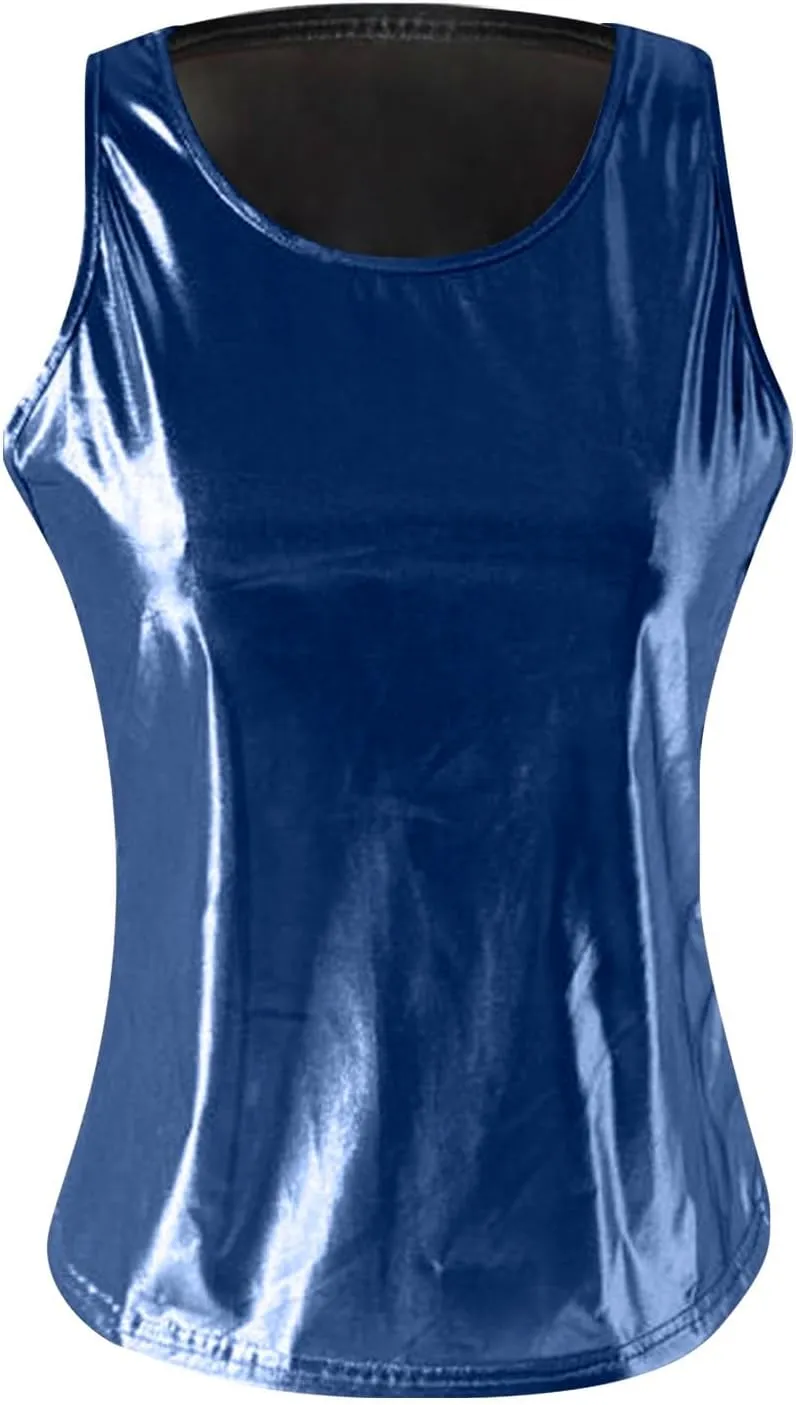 Elegant Going Out Camis Women’s Sleeveless Shirt 2025 Quick-Dry Loose Fit Beach Vacation Casual Tank Top Tees