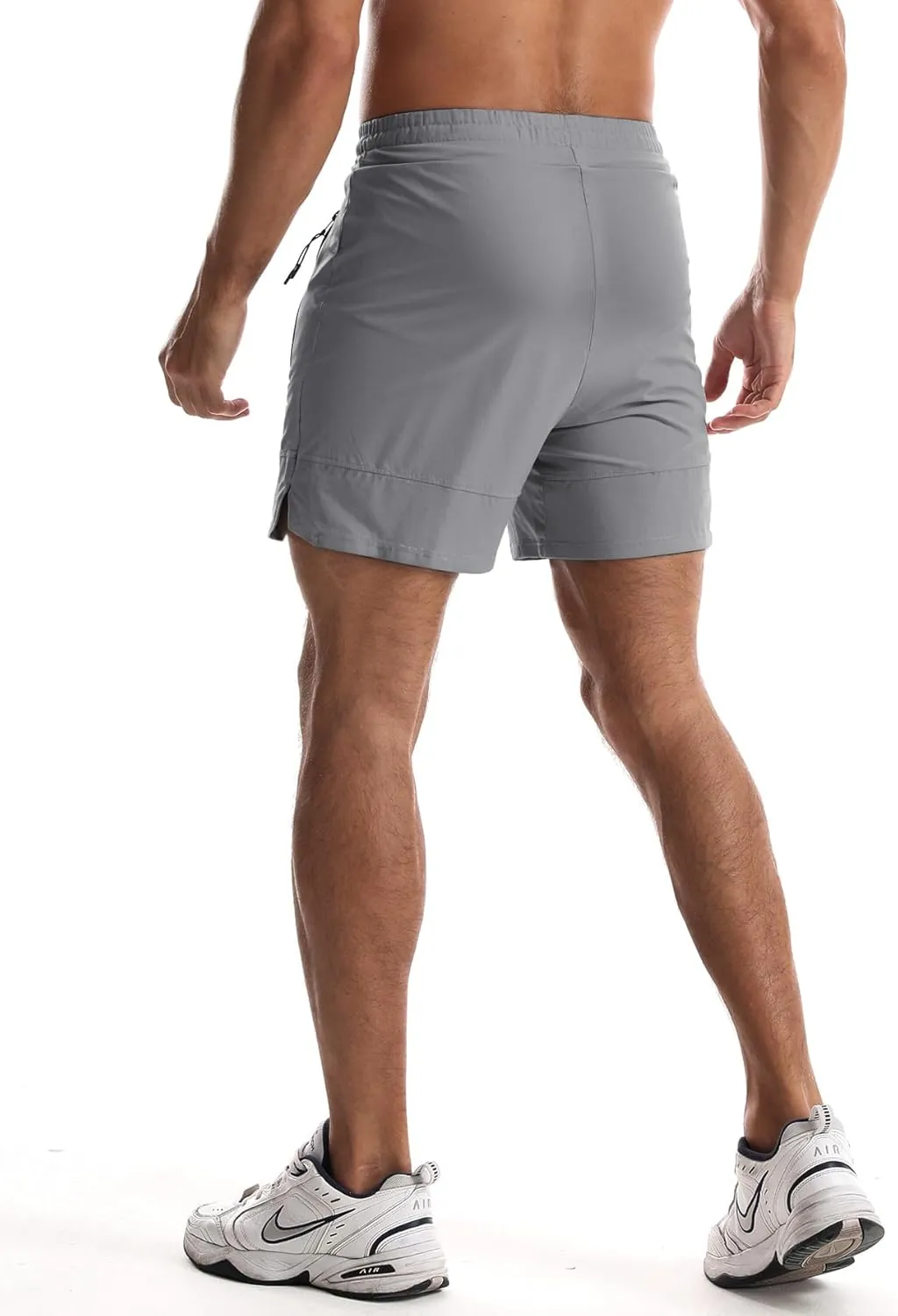 FLYFIREFLY Men's 2 Pack Gym Workout Shorts Quick Dry Athletic Shorts Lightweight Running Shorts with Pockets