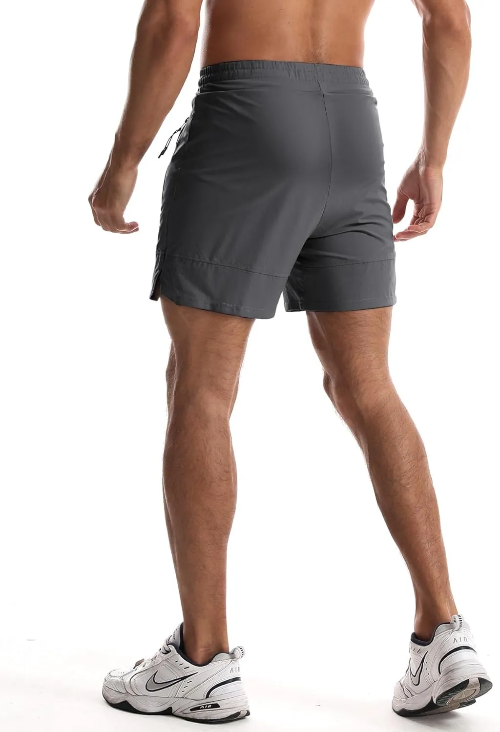 FLYFIREFLY Men's 2 Pack Gym Workout Shorts Quick Dry Athletic Shorts Lightweight Running Shorts with Pockets
