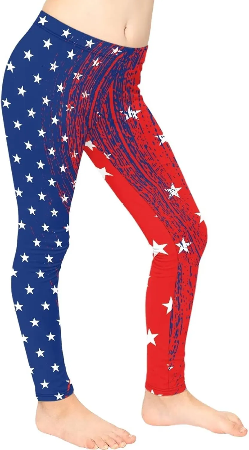 Girls Active Leggings Trousers Tummy Control Dance Yoga Leggings Tights