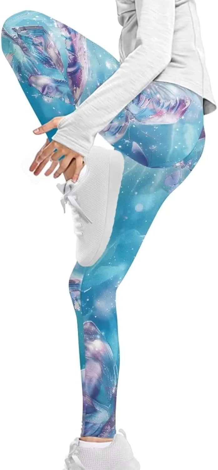 Girls Active Leggings Trousers Tummy Control Dance Yoga Leggings Tights