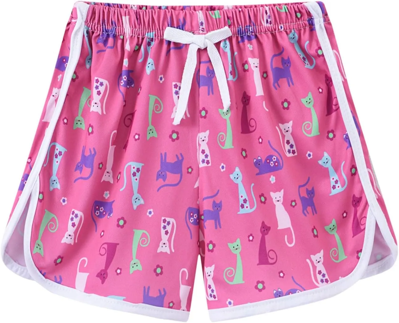 Girls Athletic Shorts Toddler Cotton Soccer Basketball Sports Running Shorts Kids Quick Dry Gym Dance Yoga Short Pants