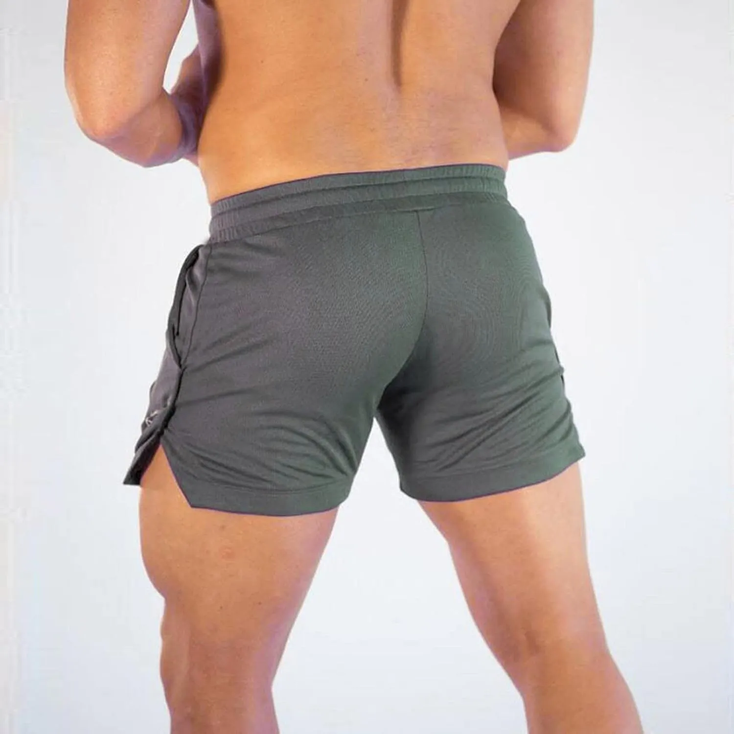 Gym Shorts Men 5 Inch Quick Dry Lightweight Athletic Short Pants Elastic Waist Bodybuilding Training Running Shorts