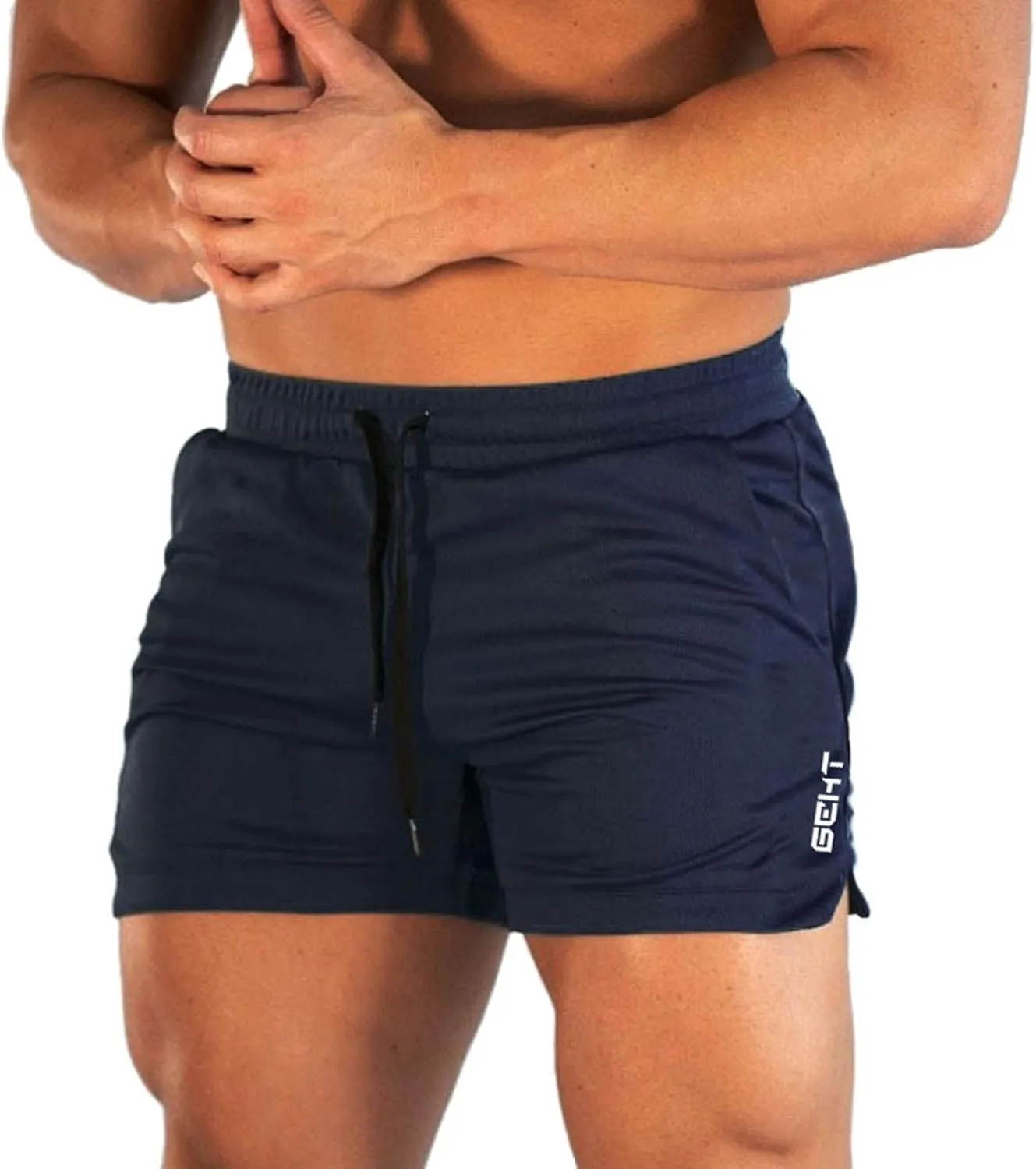 Gym Shorts Men 5 Inch Quick Dry Lightweight Athletic Short Pants Elastic Waist Bodybuilding Training Running Shorts