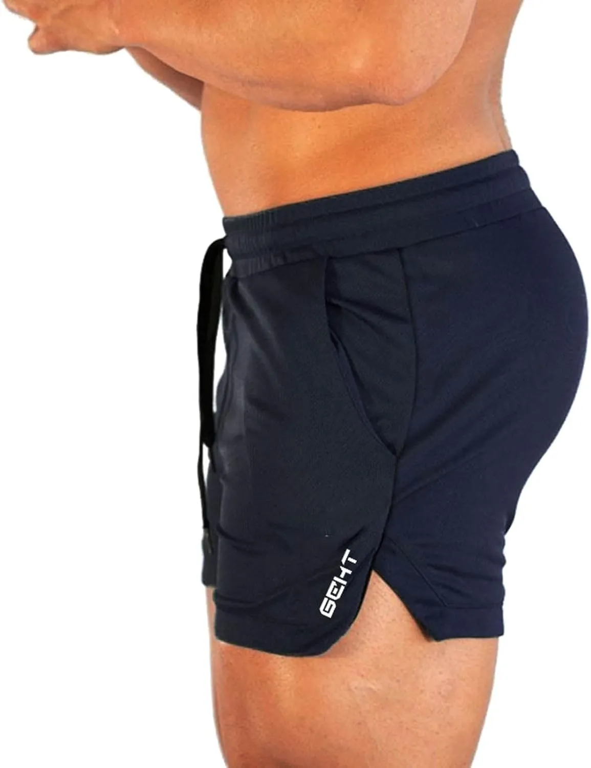 Gym Shorts Men 5 Inch Quick Dry Lightweight Athletic Short Pants Elastic Waist Bodybuilding Training Running Shorts
