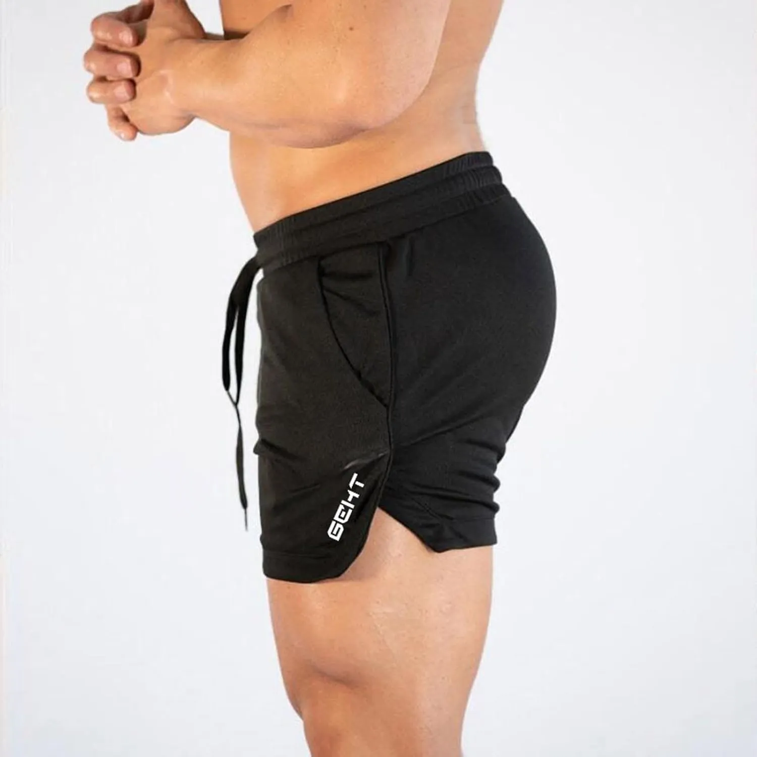 Gym Shorts Men 5 Inch Quick Dry Lightweight Athletic Short Pants Elastic Waist Bodybuilding Training Running Shorts