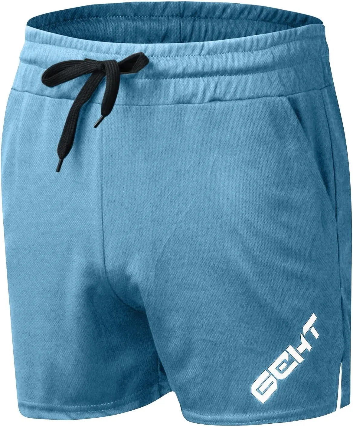 Gym Shorts Men 5 Inch Quick Dry Lightweight Athletic Short Pants Elastic Waist Bodybuilding Training Running Shorts