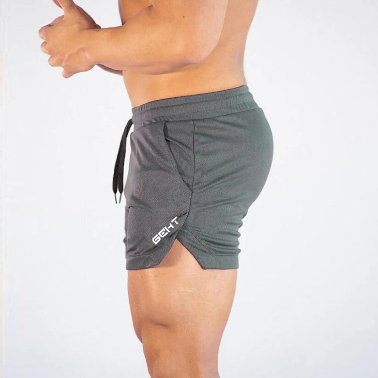 Gym Shorts Men 5 Inch Quick Dry Lightweight Athletic Short Pants Elastic Waist Bodybuilding Training Running Shorts