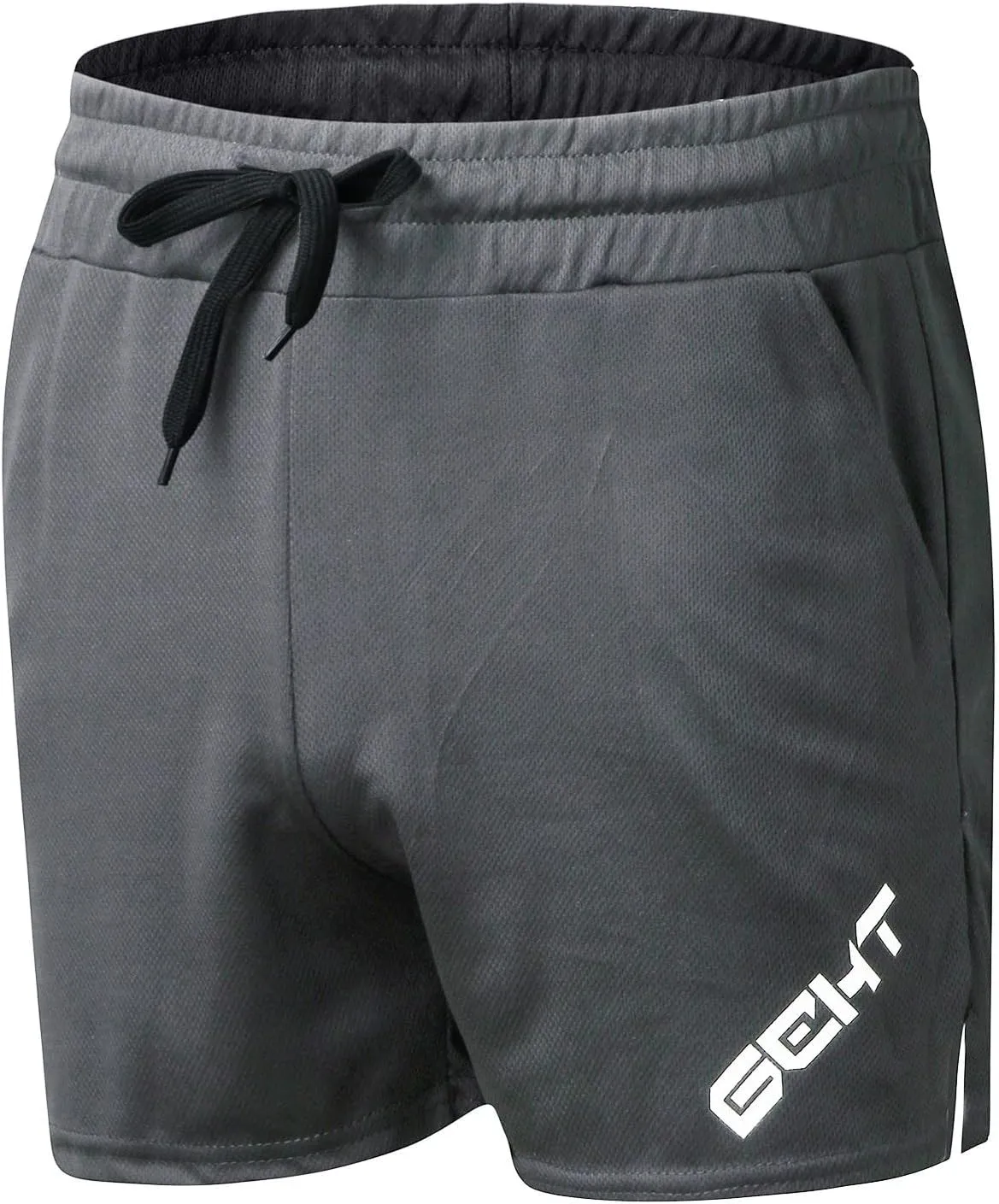 Gym Shorts Men 5 Inch Quick Dry Lightweight Athletic Short Pants Elastic Waist Bodybuilding Training Running Shorts