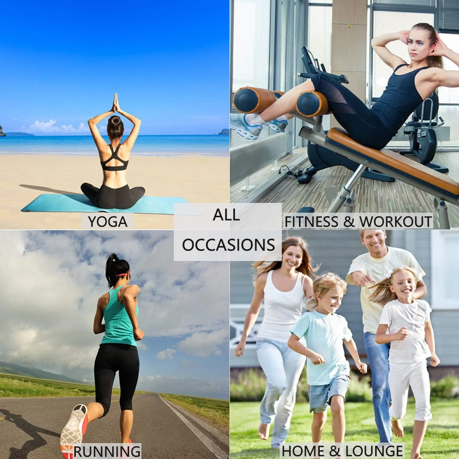 Hibelle Womens Scoop Neck Cute Racerback Yoga Workout Tank Top