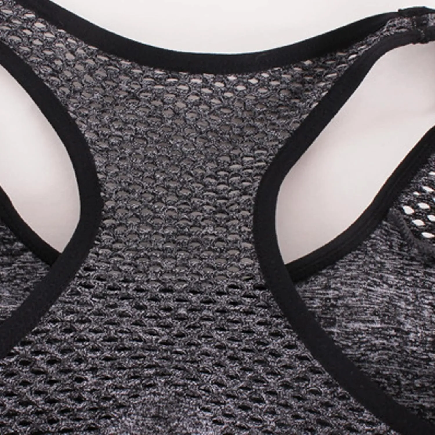 High Impact Sports Bras for Women Full-Coverage Wirefree Racerback Workout Bra Bounce Control Quick Dry Yoga Tank Top