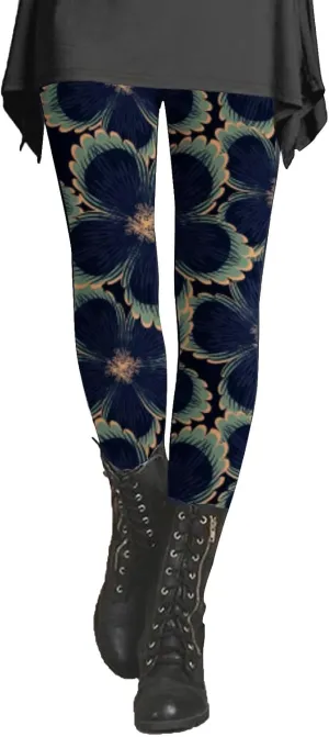 High Waisted Leggings for Women with Pockets Active Wear Printed Leggings Women's Gym Pants