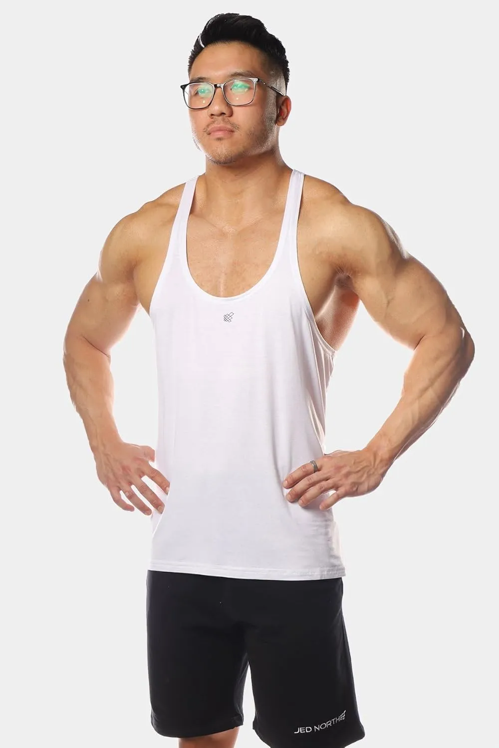 Jed North Bodybuilding Stringer Gym Tank Top Singlet Racerback