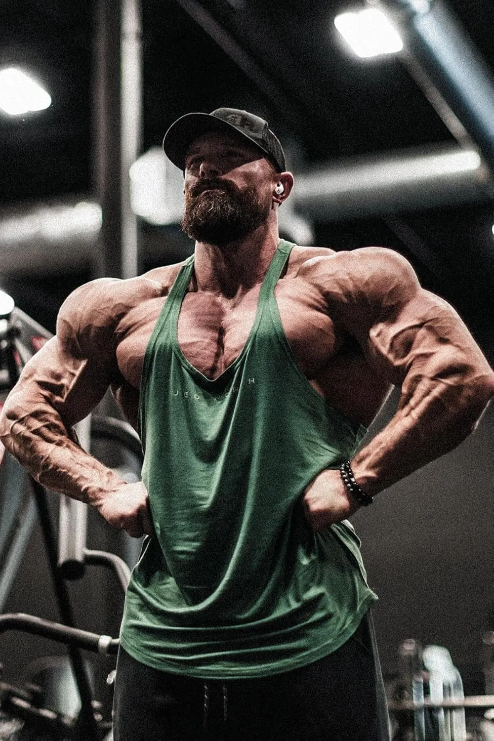 Jed North Bodybuilding Stringer Gym Tank Top Singlet Racerback