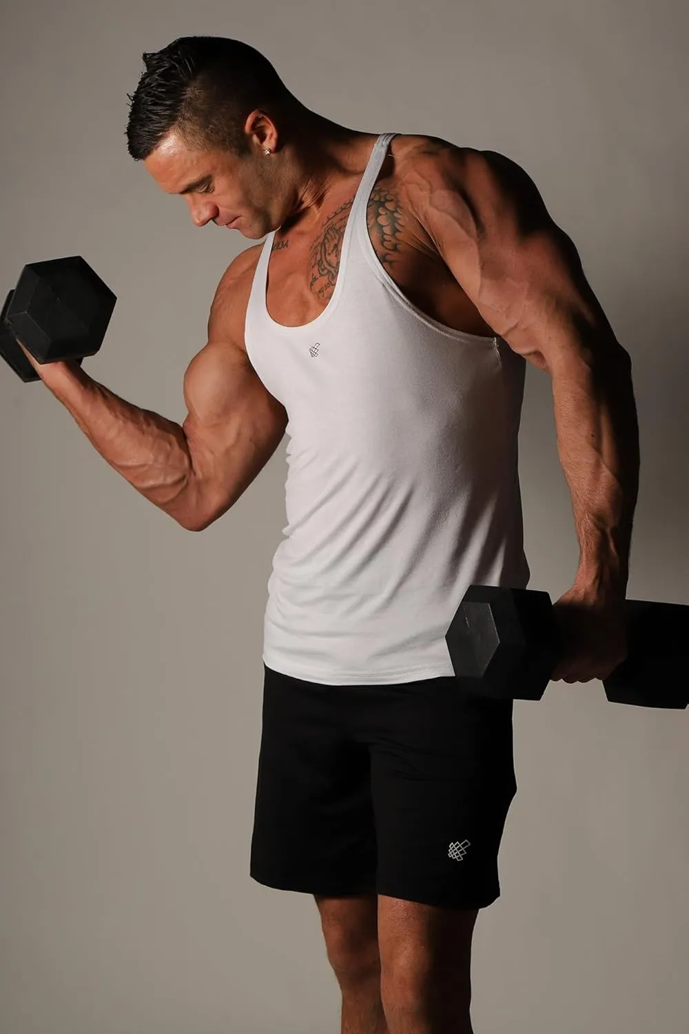Jed North Bodybuilding Stringer Gym Tank Top Singlet Racerback