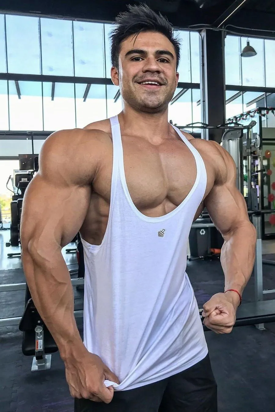 Jed North Bodybuilding Stringer Gym Tank Top Singlet Racerback