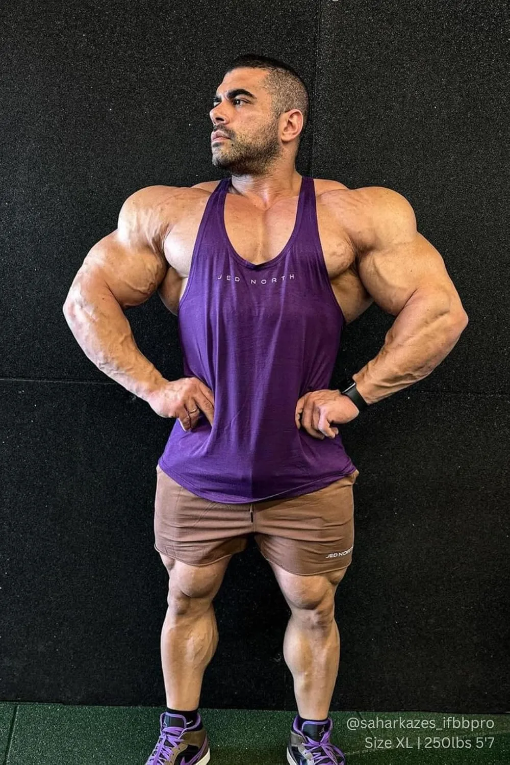 Jed North Bodybuilding Stringer Gym Tank Top Singlet Racerback