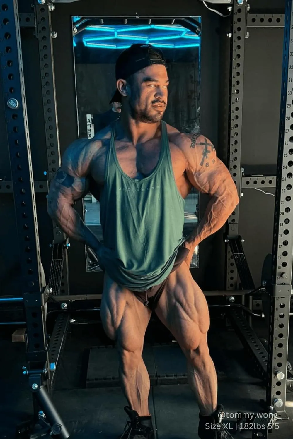 Jed North Bodybuilding Stringer Gym Tank Top Singlet Racerback