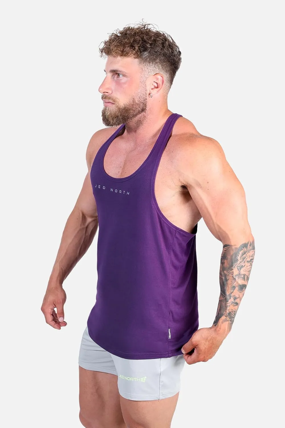 Jed North Bodybuilding Stringer Gym Tank Top Singlet Racerback