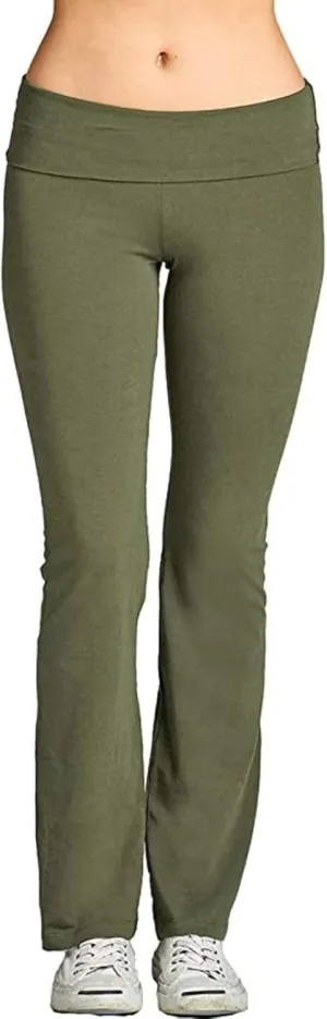 LCMTWX Flare Leggings with Pockets for Women Pants Tummy High Leggings Pants Yoga Pants with Pockets for Women Workout