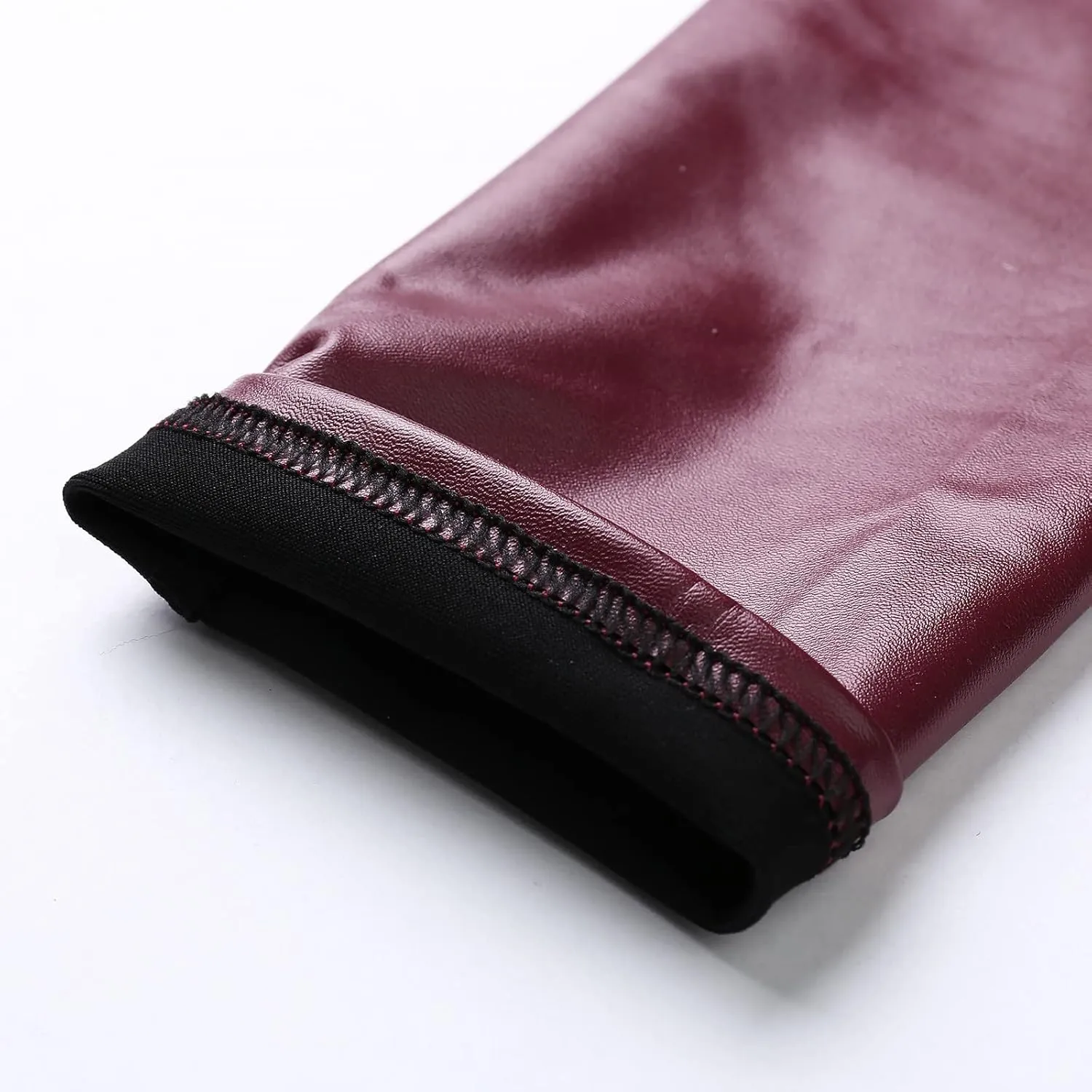 LCMTWX High Waisted Leggings for Women High Waisted Womens Faux Leather Pants Soft High Waist Winter Warm Thick High