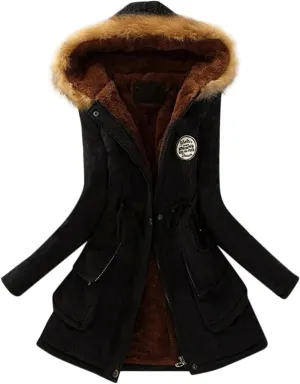 LCMTWX Womens Fuzzy Fleece Jacket Outwear Jacket Womens Winter Slim Women's Coat Outerwear with Pockets Womens