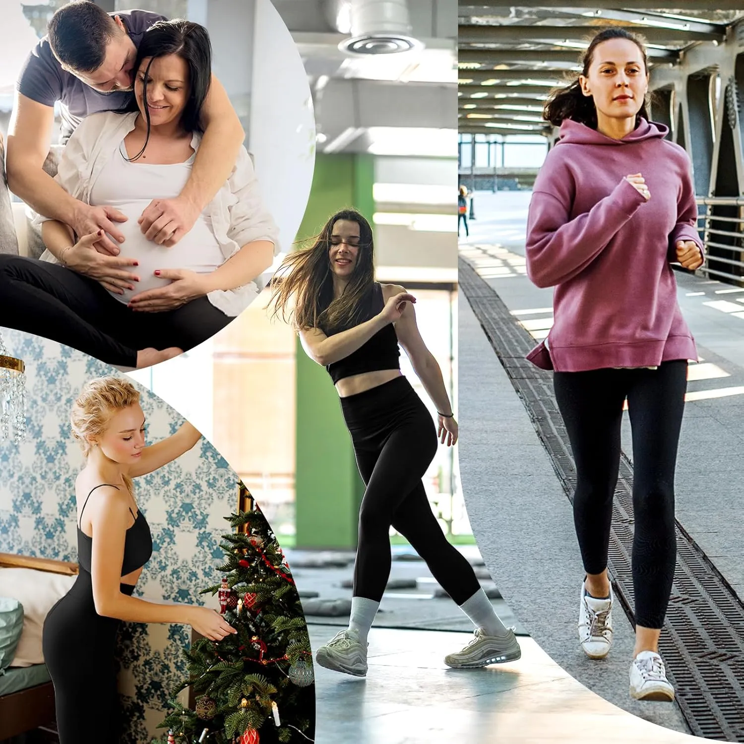 Leggings for Women, No See Through High Waisted Workout Yoga Leggings for Women