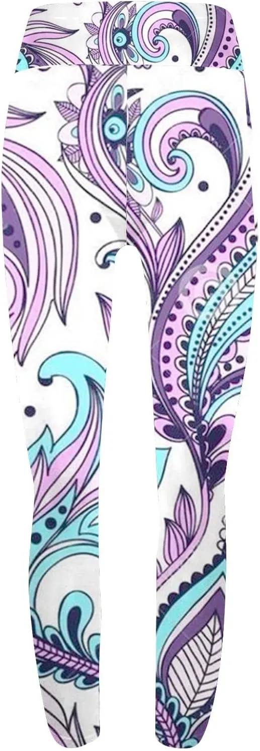 Leggings for Women Tall Length Cow Print High Waisted Leggings Women Leggings for Older Women